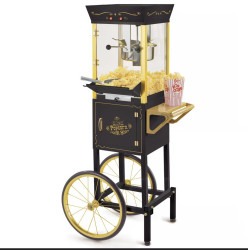 Black/Gold Popcorn Machine